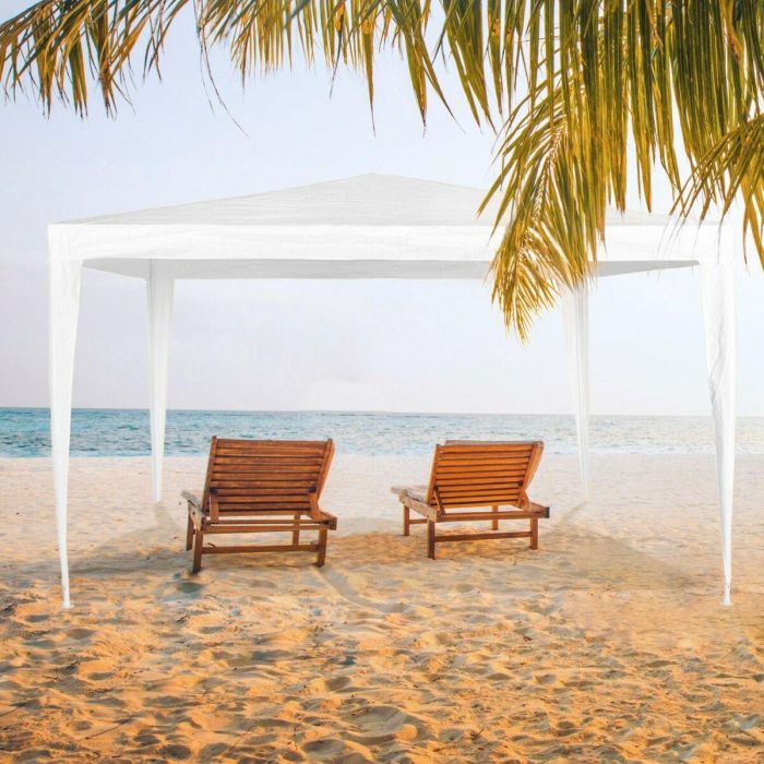 Cenador Aktive 300 x 250 x 300 cm Blanco Plástico 2 Cenador Aktive 300 x 250 x 300 cm Blanco Plástico 2