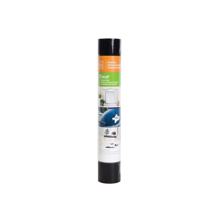 Cricut 2002518 Vinilo de Transferencia Térmica Liso Negro, 305 mm x 1220 mm, Compatible con Cricut Maker y Explore