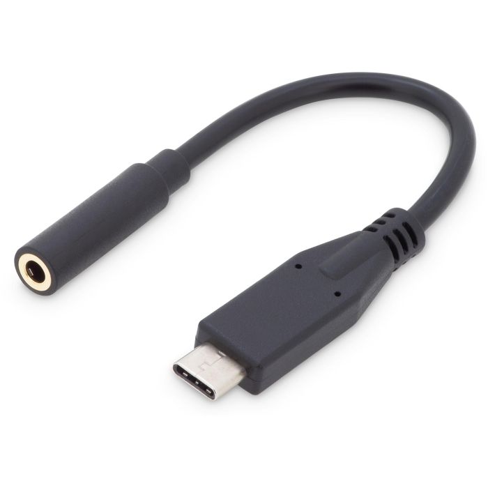 Adaptador USB-C Jack 3,5 mm Digitus by Assmann AK-300321-002-S 20 cm 0 Adaptador USB-C Jack 3,5 mm Digitus by Assmann AK-300321-002-S 20 cm 0