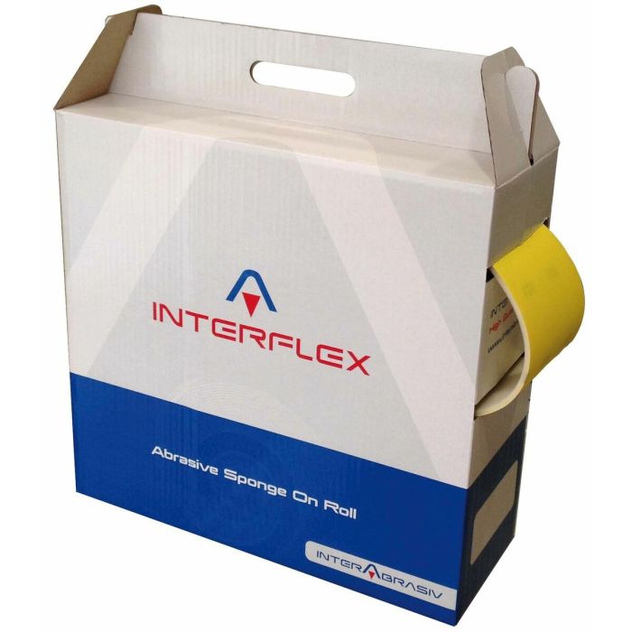 Papel de lija INTERFLEX Rollo 25 m Amarillo 1 Papel de lija INTERFLEX Rollo 25 m Amarillo 1