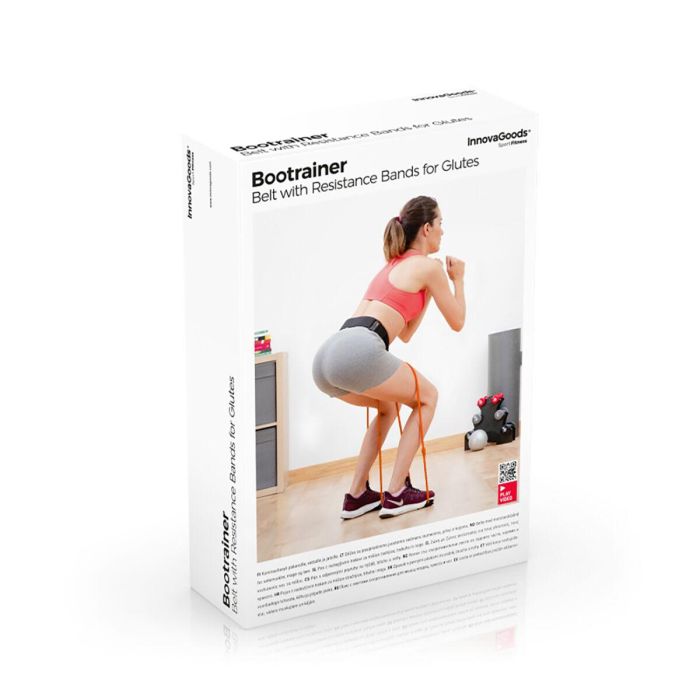 Cinturón con Bandas de Resistencia para Glúteos y Guía de Ejercicios Bootrainer InnovaGoods 1 Cinturón con Bandas de Resistencia para Glúteos y Guía de Ejercicios Bootrainer InnovaGoods 1