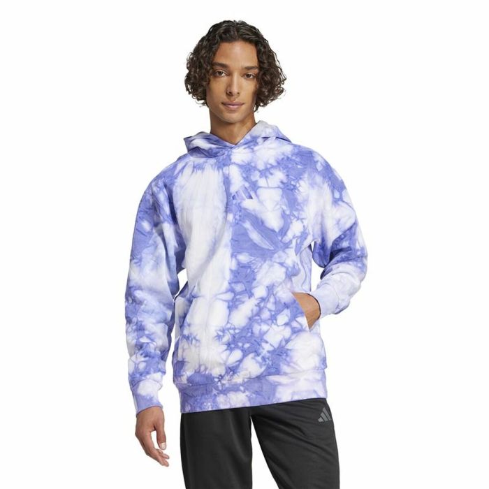 Sudadera con Capucha Hombre Adidas All Szn Fleece Wash Hoodie Azul XS 4 Sudadera con Capucha Hombre Adidas All Szn Fleece Wash Hoodie Azul XS 4