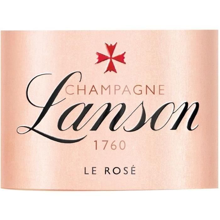 CHAMPAGNE Lanson Rosé Label brut champagne - Rosado - 75cl 1 CHAMPAGNE Lanson Rosé Label brut champagne - Rosado - 75cl 1