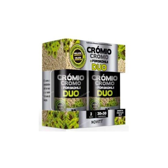 DIETMED Cromio + Forskohlli Duo 30+30 Comp. Adelgazamiento Apetito Lipólisis Masa Grasa
