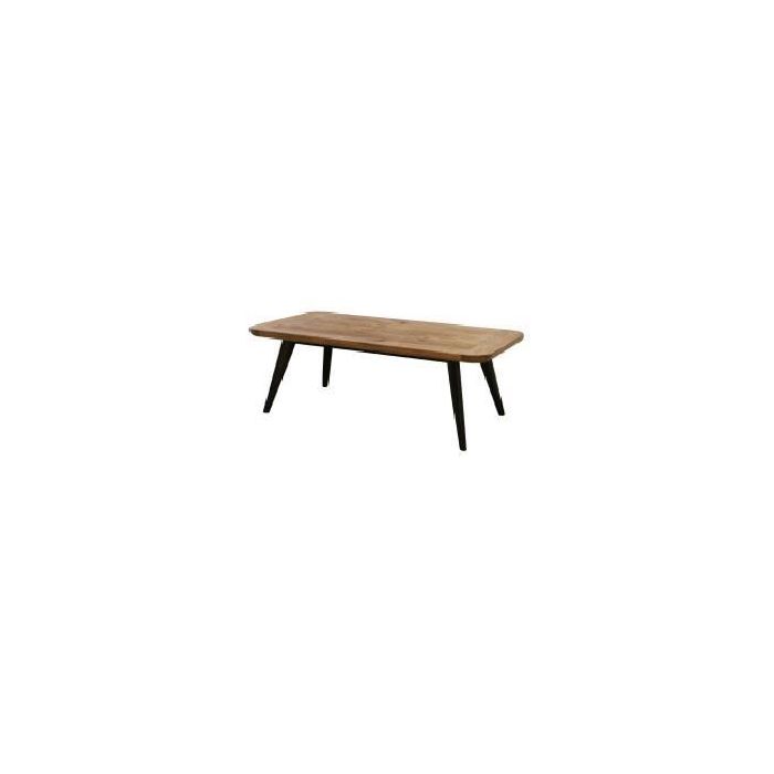 Mesa Centro Alpino DKD Home Decor Marron Claro Negro 70 x 41 x 135 cm
