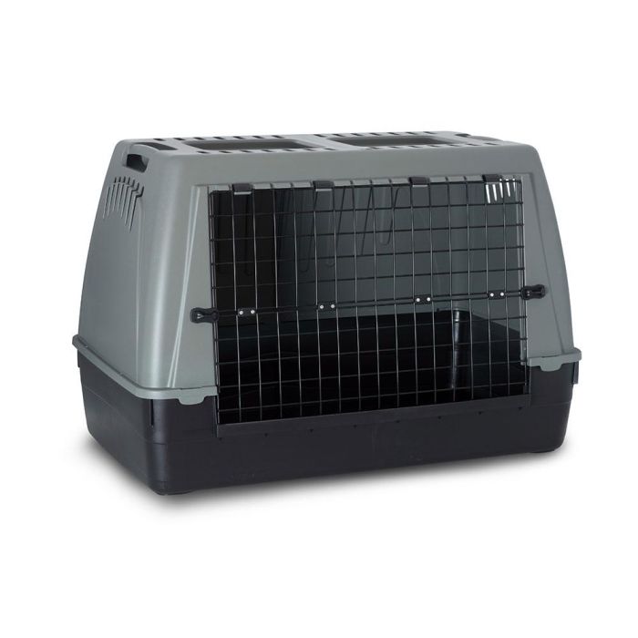 Nayeco Transportín Bracco con Ventilación Lateral 100x60x65 cm, Gris, Plástico/Metal - 305i-ip/pe30112 1