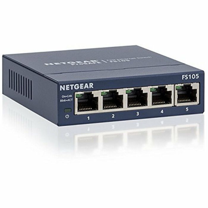 Switch de Sobremesa Netgear ProSafe FS105-300PES 5P Gigabit Switch de Sobremesa Netgear ProSafe FS105-300PES 5P Gigabit