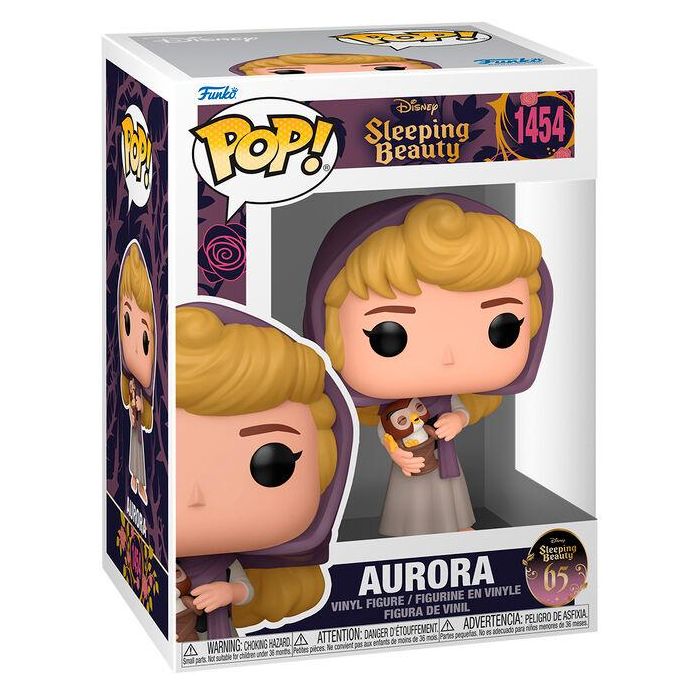 Funko Pop! 78181 Princesa Aurora con Búho - La Bella Durmiente Disney 65º Aniversario Figura Coleccionable