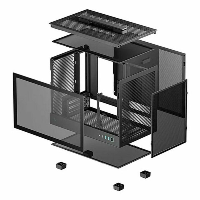 Deepcool DEE6933412774457 Caja PC Minitorre CH160 Formato M-ITX Sin Fuente de Alimentación Negra 6