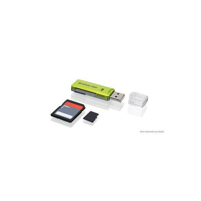 IOGEAR Lector/Grabador de Tarjetas SD/MicroSD/MMC USB 2.0 de Alta Velocidad para SDXC, SDHC, MMC 1