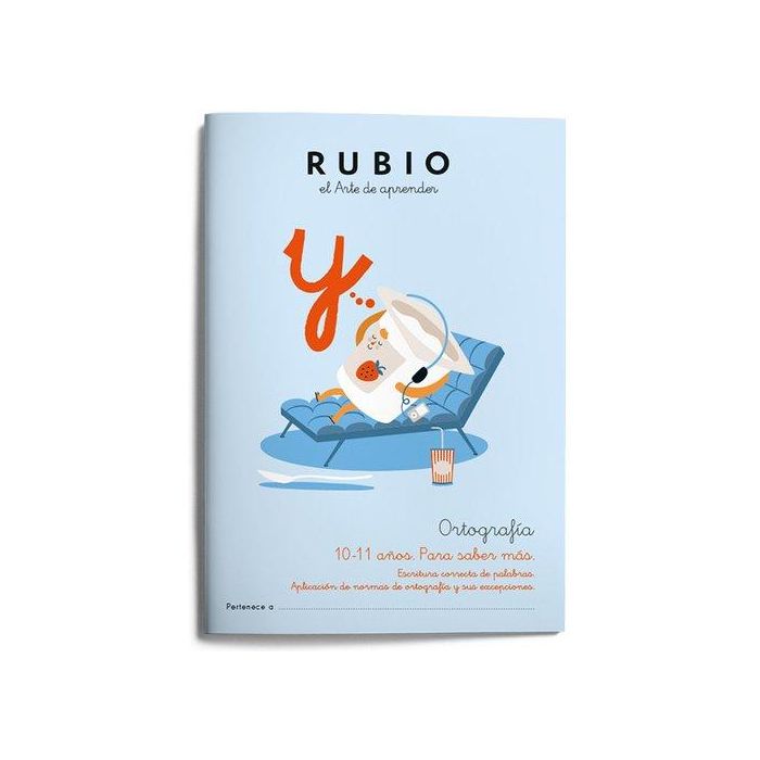 Rubio Cuaderno Ortografía 6: Aprende a escribir correctamente, dinámico y divertido con reglas de acentuación y puntuación