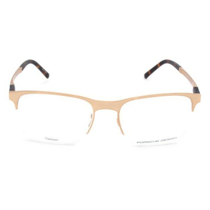 Montura de Gafas Hombre Porsche P8322-B Dorado ø 54 mm 1