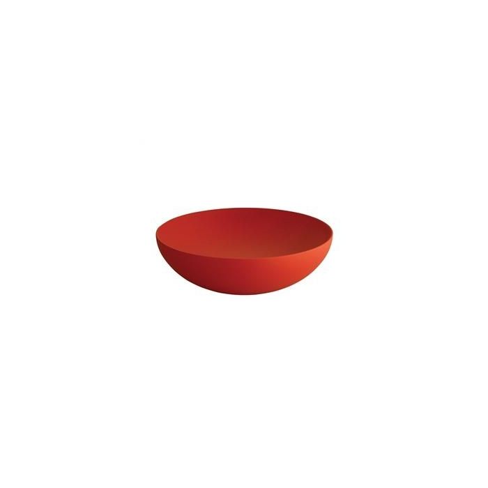 Alessi DUL02/25RT Tazón Doble de Acero Inoxidable y Resina Rojo 25cm, Diseñado por Donato D'Urbino y Paolo Lomazzi Alessi DUL02/25RT Tazón Doble de Acero Inoxidable y Resina Rojo 25cm, Diseñado por Donato D'Urbino y Paolo Lomazzi