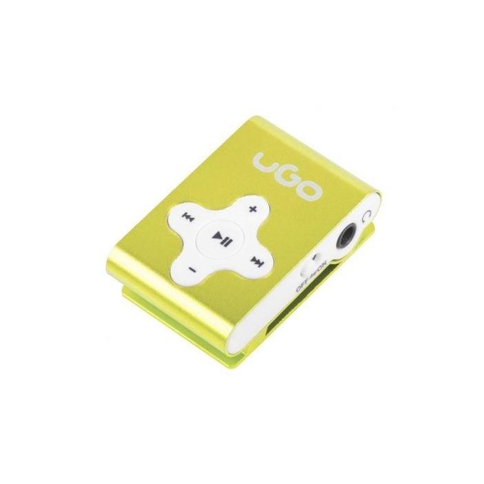 REPRODUCTOR MP3 YELLOW UGO UMP-1023 - MICROSD HASTA 32GB - MP3/WMA - CLIP REPRODUCTOR MP3 YELLOW UGO UMP-1023 - MICROSD HASTA 32GB - MP3/WMA - CLIP