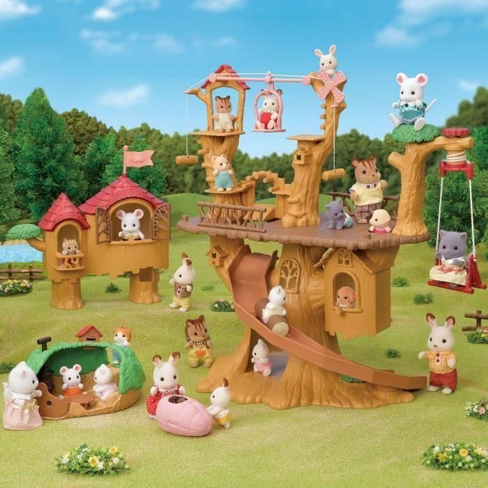 Sylvanian Families 5452 The Baby Zip Line Set con Figura Henry Conejo Bebé y Tirolesa para Casa del Árbol 4 Sylvanian Families 5452 The Baby Zip Line Set con Figura Henry Conejo Bebé y Tirolesa para Casa del Árbol 4