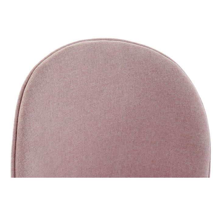 DKD Home Decor Silla Scandi Hecha a Mano de Poliéster y Metal, Desmontable, Alto 84 cm, Ancho 50 cm, Largo 52 cm, Altura asiento 50 cm 2