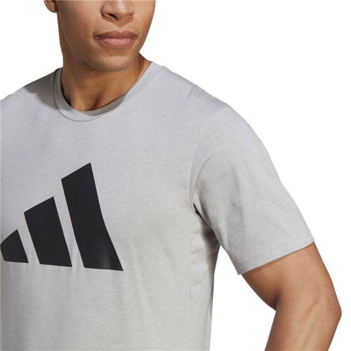 Camiseta Deportiva de Manga Corta Adidas Essentials Tr-Es Fr Logo Gris claro 13-14 Años 2