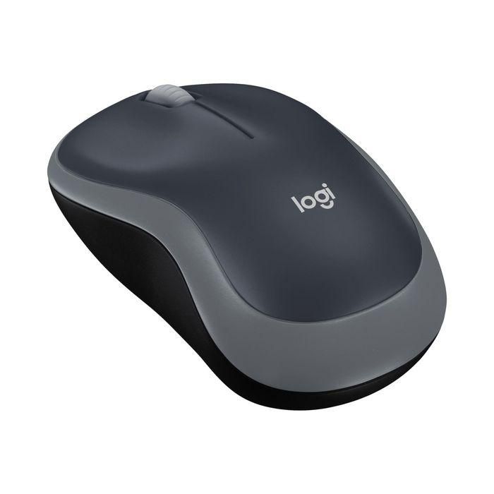 Logitech M185 Ratón Inalámbrico RF Plug & Play con Nano Receptor USB, Diseño Ergonómico, Batería hasta 1 Año, Gris 2