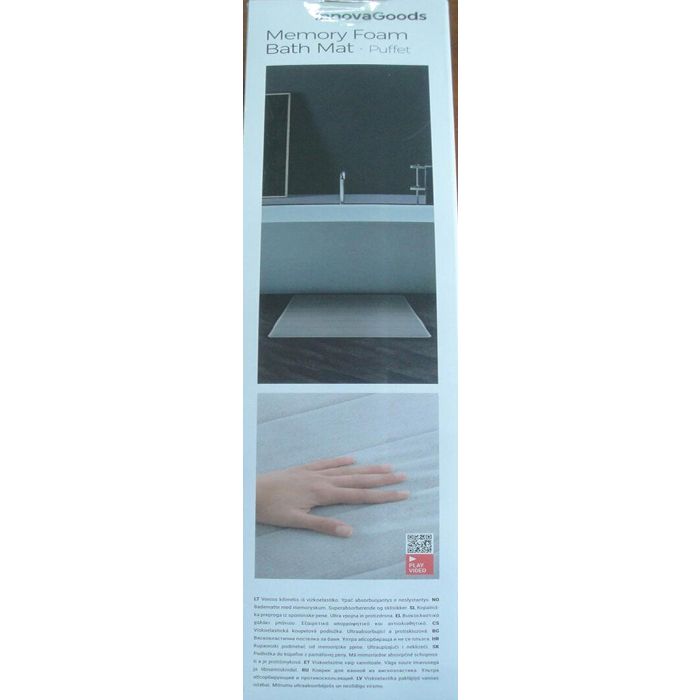 Alfombra de Baño Viscoelástica Puffeet InnovaGoods 4 Alfombra de Baño Viscoelástica Puffeet InnovaGoods 4