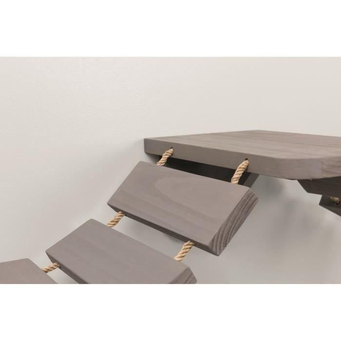 TRIXIE Escalera trepadora para montaje en pared - 150 x 30 cm - Taupe - Para gatos 2 TRIXIE Escalera trepadora para montaje en pared - 150 x 30 cm - Taupe - Para gatos 2