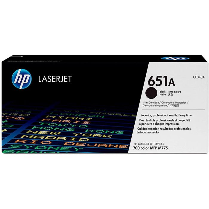 HP 651A Toner HP651A Negro (CE340A) 1