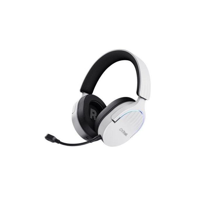 Trust Gaming GXT 491 Fayzo Auriculares Gaming Inalámbricos Dual 2.4GHz USB Bluetooth Micrófono Sonido 7.1 Virtual Jack 3.5mm Blancos