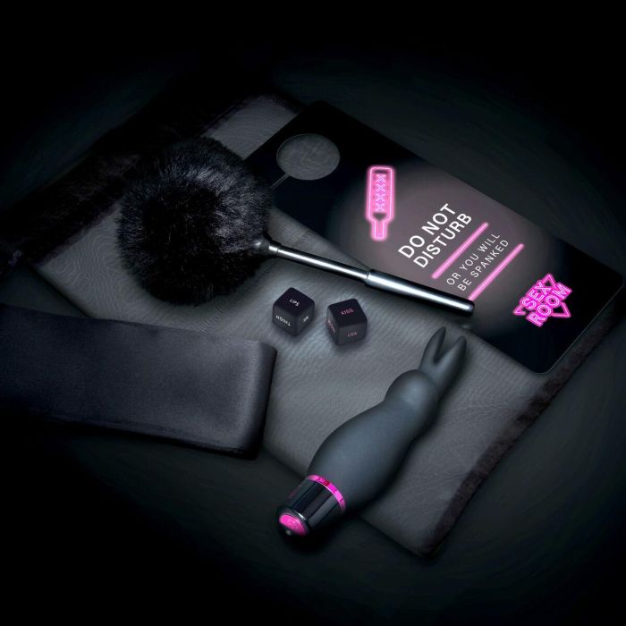 Vibrador clásico Dream Toys Sex Room Raunchy Kit Negro 4 Vibrador clásico Dream Toys Sex Room Raunchy Kit Negro 4