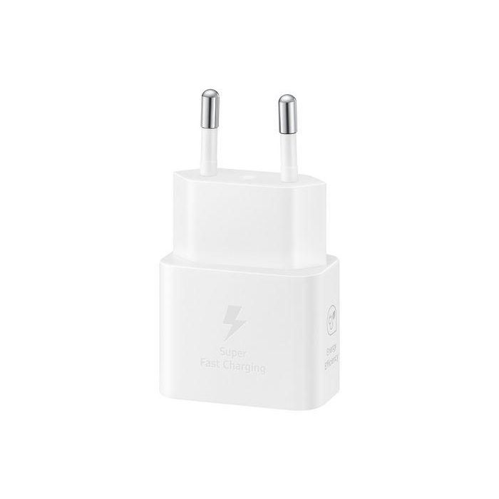 Samsung Cargador de Pared Power 25W USB-C Blanco + Cable USB-C a USB-C Blanco EP-T2510XWEGEU 1