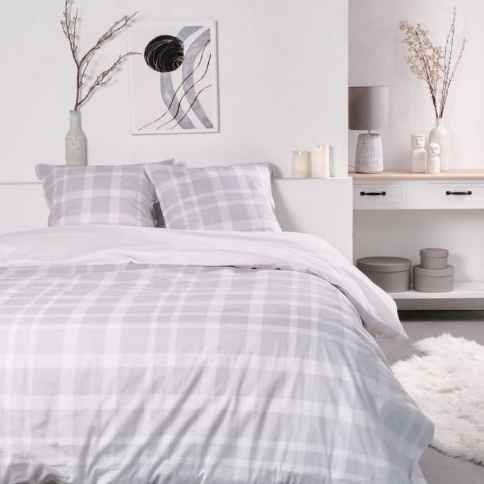 Today 121240 Juego de Cama Sunshine Algodón Estampado 2 Personas 260x240cm + 2 Fundas Almohada 63x63cm.