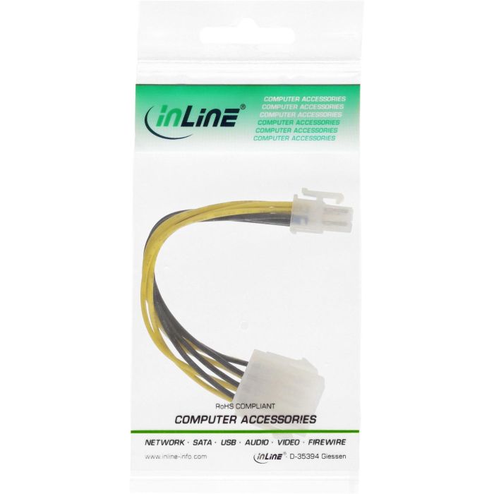 Intos Inline Netzteil Adapter 8-pol. Bu. -> 4-pol. St. 1