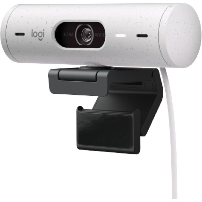 Logitech Webcam Brio 500 1080p 4MP, Autofocus, Rightlight 4 HDR, dFoV 90°, Micrófono Estéreo, Tapa Privacidad, USB-C, Blanco Crudo 9 Logitech Webcam Brio 500 1080p 4MP, Autofocus, Rightlight 4 HDR, dFoV 90°, Micrófono Estéreo, Tapa Privacidad, USB-C, Blanco Crudo 9