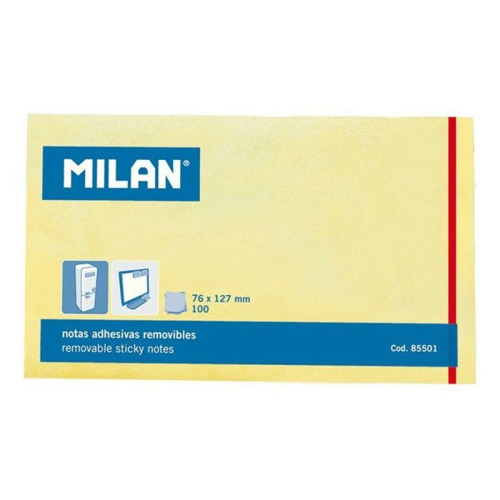 Notas Adhesivas Milan Amarillo (10 Unidades) 1 Notas Adhesivas Milan Amarillo (10 Unidades) 1