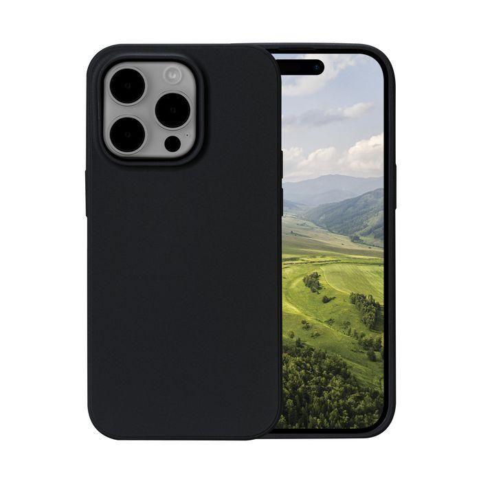 dbramante1928 Funda Protectora Reciclada Nuuk iPhone 15 Pro Max, Negra - Plástico Reciclado