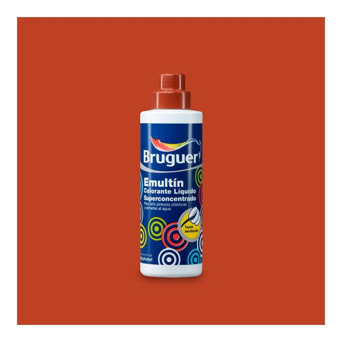 Bruguer Emultin 0,05l Almagre 5056648 - Colorante líquido para pinturas y esmaltes al agua, interior/exterior