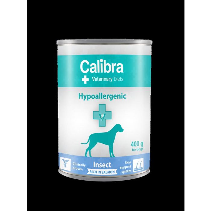 Calibra Vet Diet Dog Hypoallergenic Insectos Salmon 6x400 gr