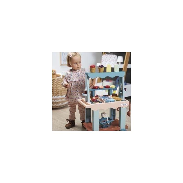 Ecoiffier Delicia del Comerciante Juguete Puesto de Helados y Pasteles 26 Piezas Colores Delicados +18 Meses 1 Ecoiffier Delicia del Comerciante Juguete Puesto de Helados y Pasteles 26 Piezas Colores Delicados +18 Meses 1