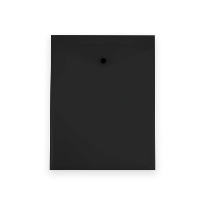 Carpeta Liderpapel Dossier Broche Polipropileno Din A4 Formato Vertical Con Fuelle Negro Opaco 10 unidades 1