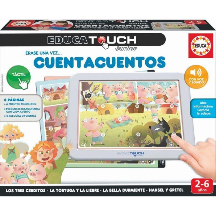 Educa 17952 Touch Junior Cuenta Cuentos Vol. 2 - 4 Historias y 8 Actividades Didácticas para Niños +2 años en Español 2 Educa 17952 Touch Junior Cuenta Cuentos Vol. 2 - 4 Historias y 8 Actividades Didácticas para Niños +2 años en Español 2