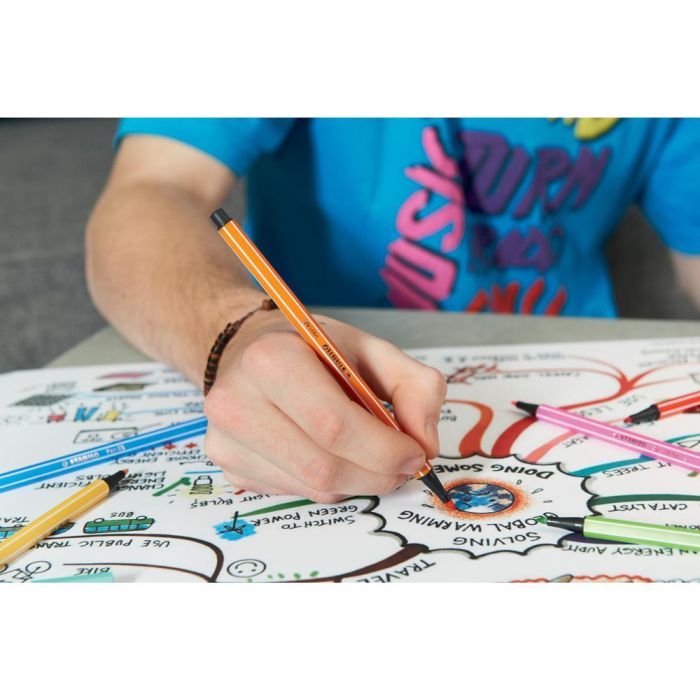 Rotulador Stabilo Punta De Fibra Pen 68 Estuche Rollerset De 30 Unidades Colores Surtidos 4 Rotulador Stabilo Punta De Fibra Pen 68 Estuche Rollerset De 30 Unidades Colores Surtidos 4