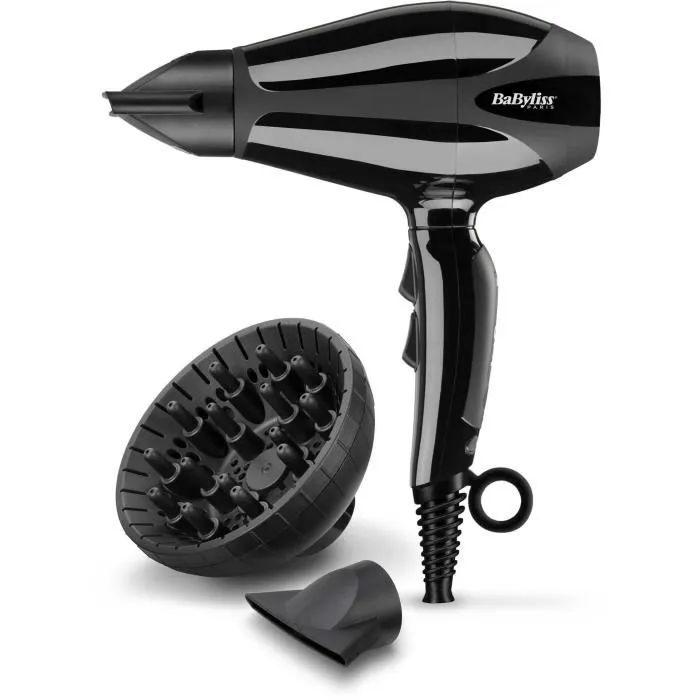 Babyliss 6715 Secador de Pelo Profesional, Difusor, Formato Ultra Compacto, Motor AC, Potencia 2200W 1 Babyliss 6715 Secador de Pelo Profesional, Difusor, Formato Ultra Compacto, Motor AC, Potencia 2200W 1