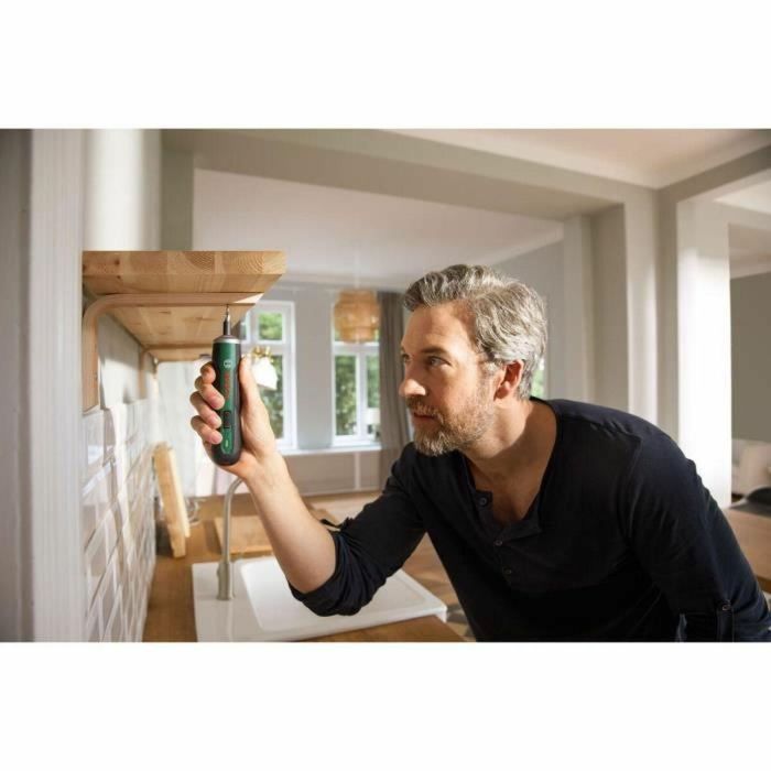 Bosch Destornillador Inalambrico PushDrive Batería Iones de Litio Función Push & Go Portabrocas Magnético Juego 32 Puntas 14