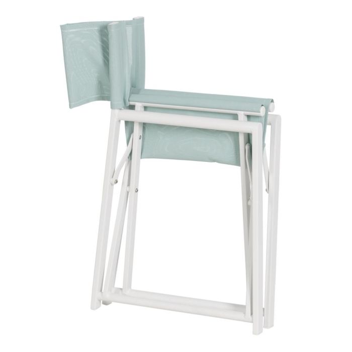 Silla Director Verde-Blanco 56 X 53 X 84 cm
