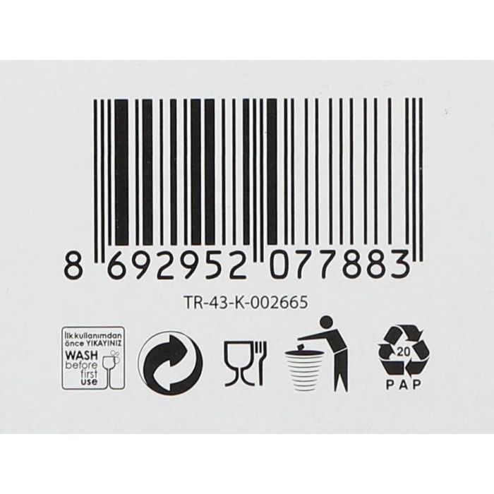 Lav Set 6 Vasos Bajos de Cristal Bodega 240 cc - 8x8x6 cm - Ideales para Agua, Zumo o Licores (8 Cajas) 3