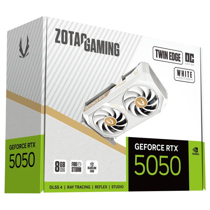 Zotac GeForce RTX 5050 Twin Edge OC NVIDIA Tarjeta Gráfica 8 GB GDDR6 5