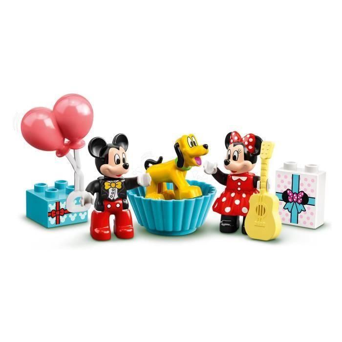 LEGO DUPLO 10941 Tren de cumpleaños de Mickey y Minnie, tren de juguete para bebés con pastel y globos 2 LEGO DUPLO 10941 Tren de cumpleaños de Mickey y Minnie, tren de juguete para bebés con pastel y globos 2