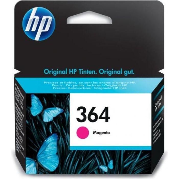 Cartucho de tinta magenta original HP 364 para HP DeskJet 3070A y HP Photosmart 5525/6525 (CB319EE) Cartucho de tinta magenta original HP 364 para HP DeskJet 3070A y HP Photosmart 5525/6525 (CB319EE)