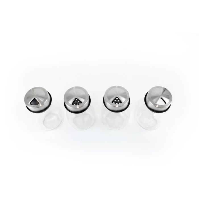 Set de 6 especieros de vidrio con soporte Quttin (8 Cajas) 3 Set de 6 especieros de vidrio con soporte Quttin (8 Cajas) 3