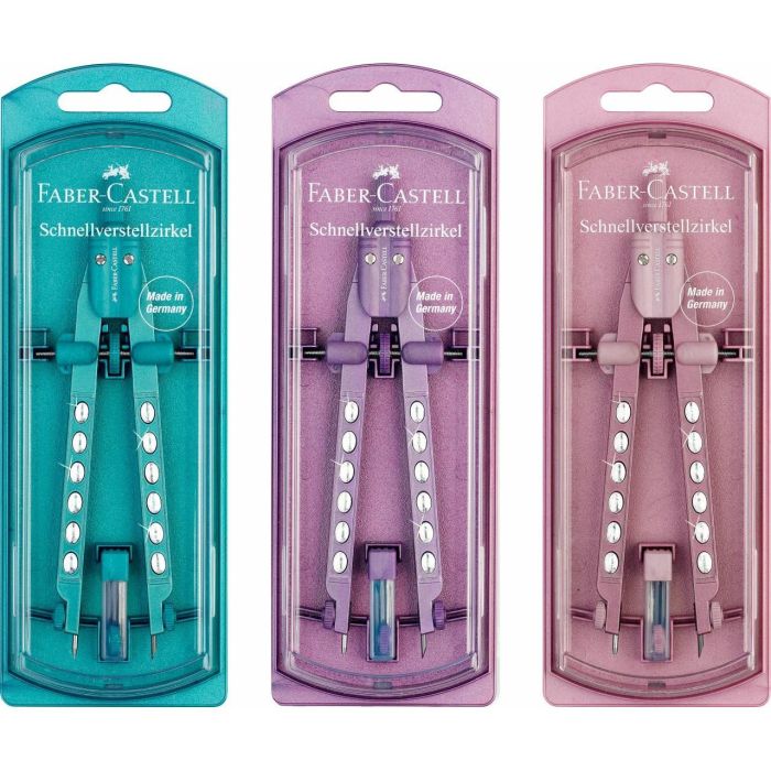 FABER-CASTELL Schnellverstellzirkel Factory Sparkle 0 FABER-CASTELL Schnellverstellzirkel Factory Sparkle 0