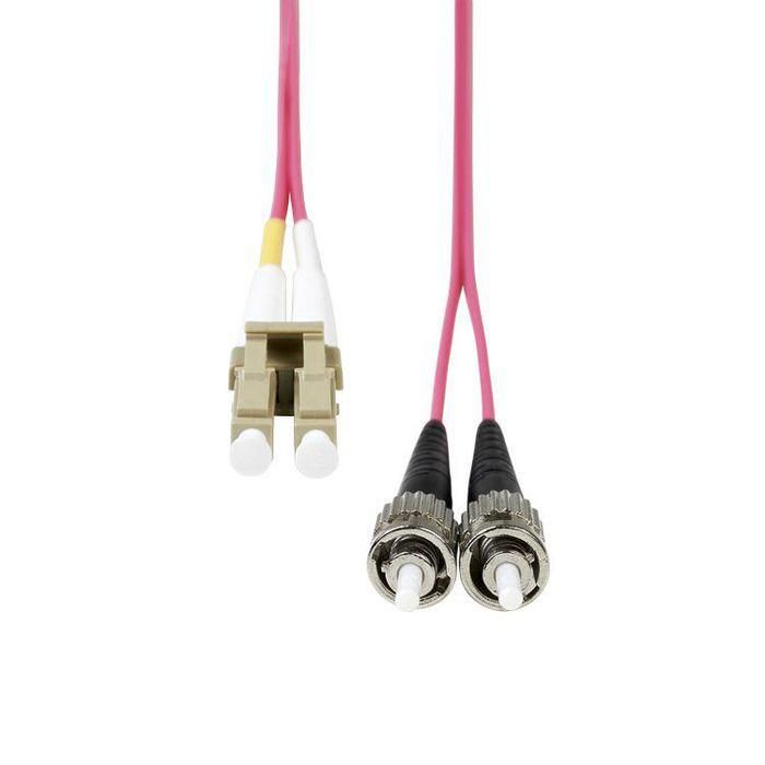 ProXtend LC to ST UPC OM4 Duplex MM Fiber Optic Cable, 3m 1 ProXtend LC to ST UPC OM4 Duplex MM Fiber Optic Cable, 3m 1