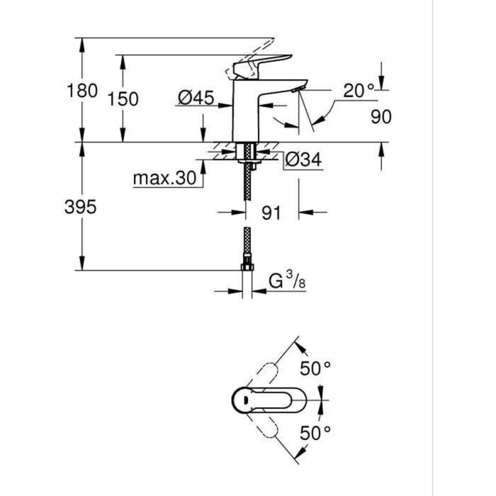 Grifo Monomando Grohe 3 Grifo Monomando Grohe 3